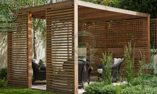 Деревянная пергола 4