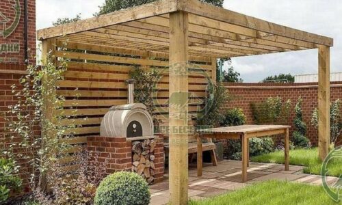 Деревянная пергола 5