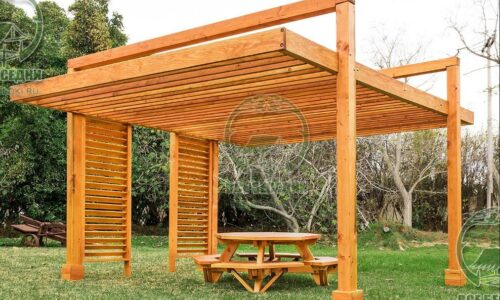 Деревянная пергола 1