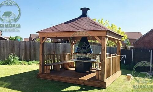 Беседка для барбекю 2