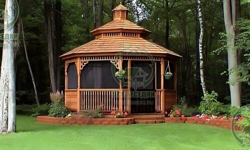 Восьмигранная беседка 18