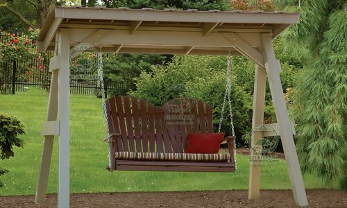 Деревянные качели 6