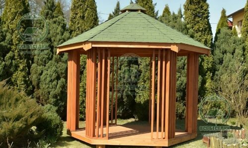 Шестигранная беседка 10