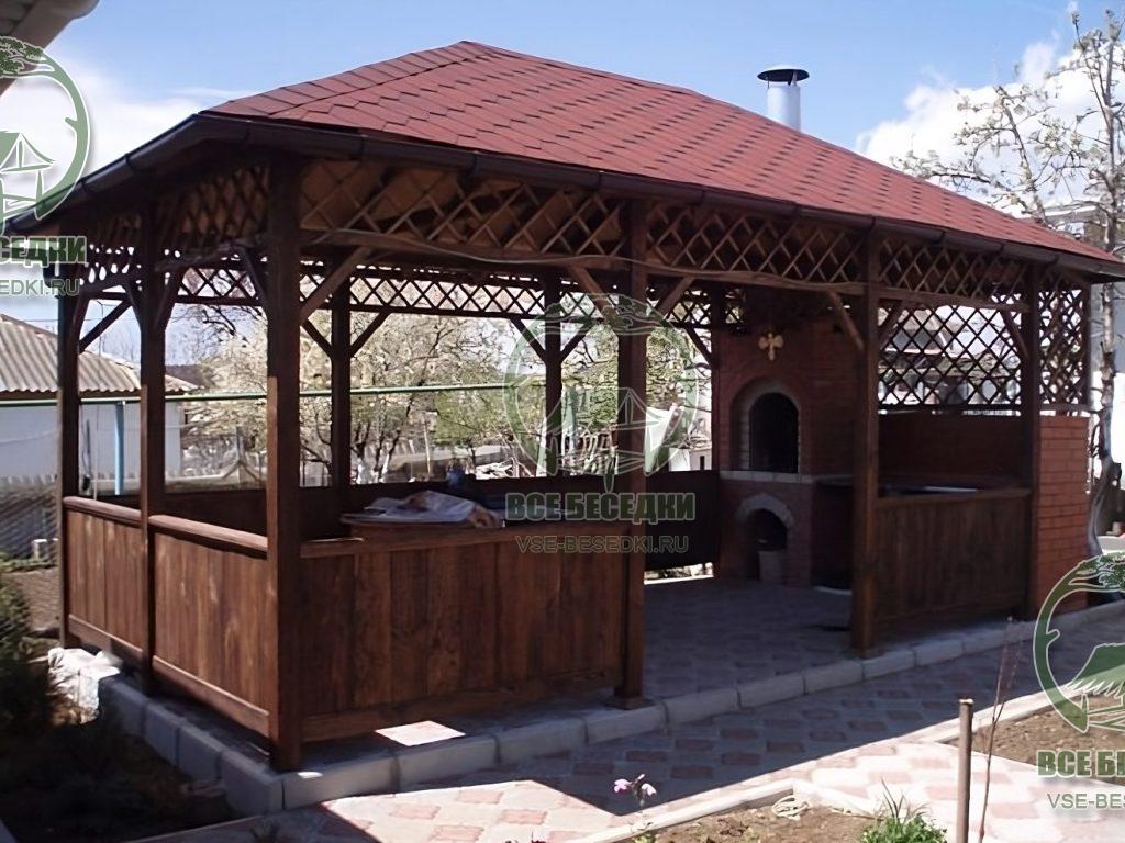 Беседка для барбекю 3 - Все беседки - производство беседок