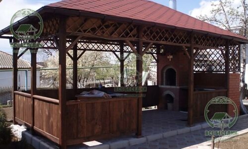 Беседка для барбекю 3