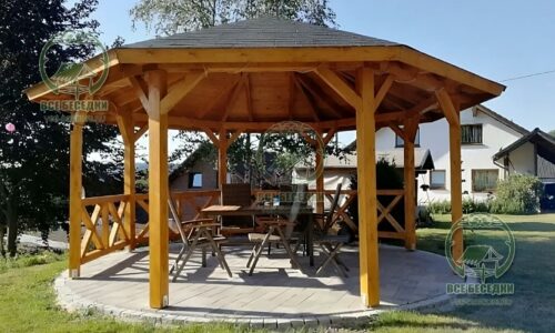 Восьмигранная беседка 10