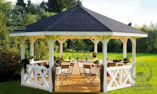 Восьмигранная беседка 2