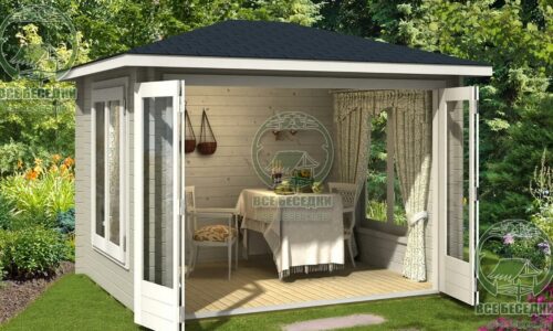 Закрытая беседка 10