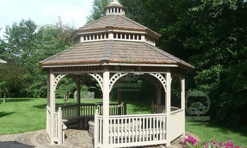 Восьмигранная беседка 17