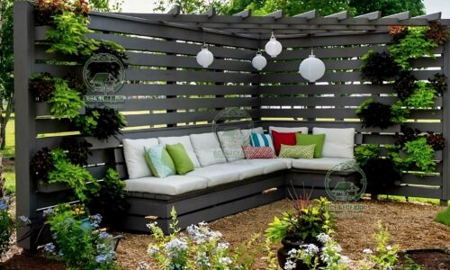 Деревянная пергола 14