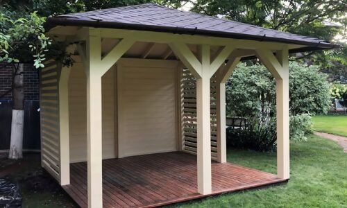 Квадратная беседка 19