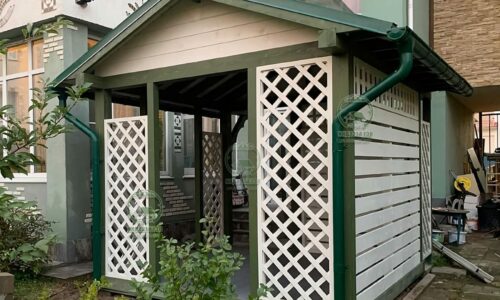 Квадратная беседка 20