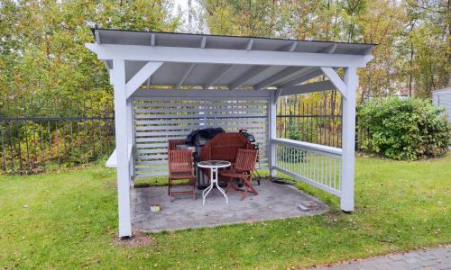 Навес для барбекю 4